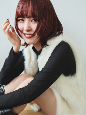 ウルフボブ/デザインカラー/ブリーチ/ダブルカラー