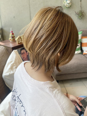 くびれヘアくびれボブくびれショートプチウルフ