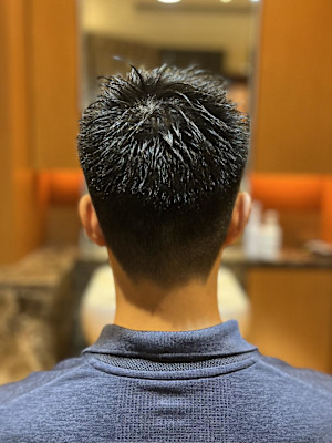 銀座　理容室　ビジネスショート