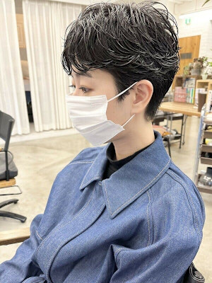 kos/二子玉川3分/ボブ/ ショート/パーマ/クレイカラー