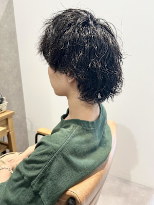メンズ×King Gnu常田風パーマ☆