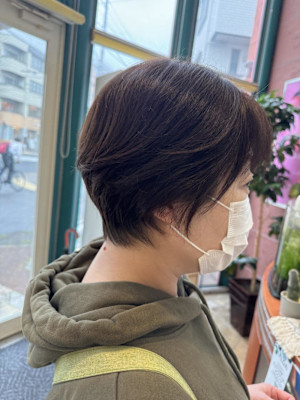 短すぎないショートヘア/Ju