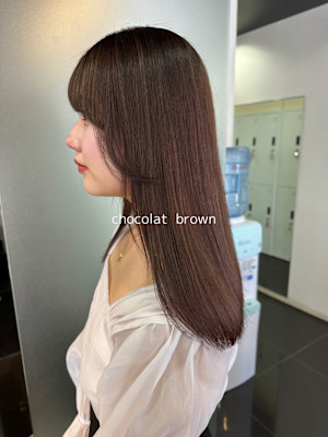 [aika]ブリーチカラーでつくるショコラブラウン