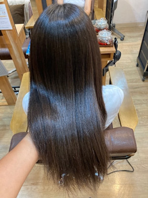 お客様髪質改善データ1413（酸熱ストレート）