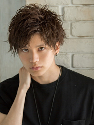 ソフツイハーフアップショート アップバング ソフトツイスト