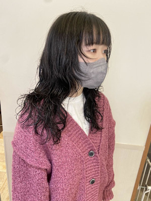 ロングパーマ　渡辺