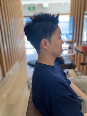 お客様髪質改善データ1414（メンズマッシュ）