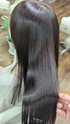 髪質改善×カラー