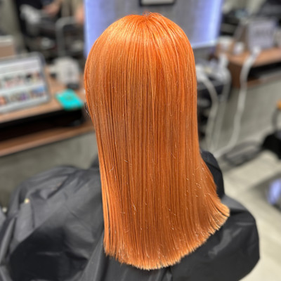 オレンジハイトーンカラーケアカラーケアブリーチトリートメント