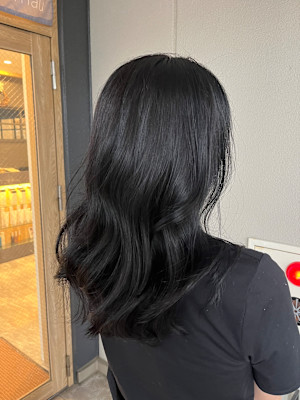 ロング ナチュラルブラック