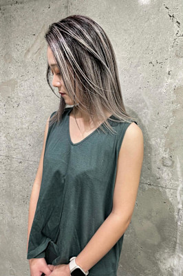 ★プラチナシルバー×エアタッチバレイヤージュ★