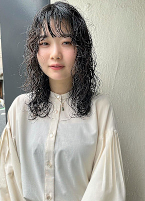 ナチュラルパーマ/ハードパーマ/ hard perm