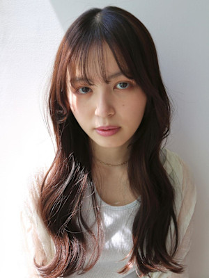 韓国風うるツヤレイヤースタイル