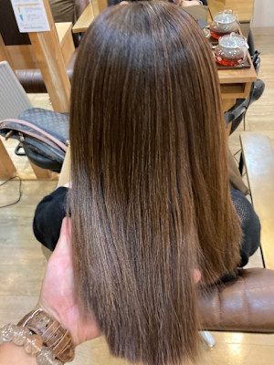 お客様髪質改善データ1418（酸性縮毛矯正）