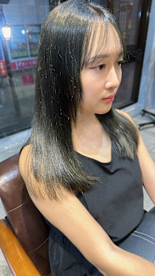 艶髪　オリーブカラー