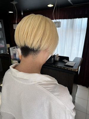 白髪ぼかしブロンドカラー【錦糸町北口】