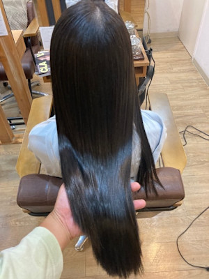 お客様髪質改善データ1421（アッシュグレイ）