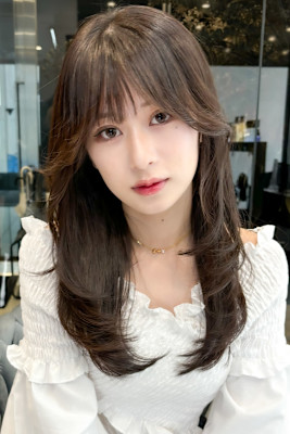 上品なレイヤーストレート