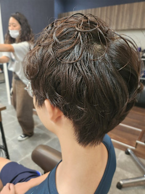 メンズカット/パーマ/グレイカラー/鎌取駅/韓国風/白髪染め