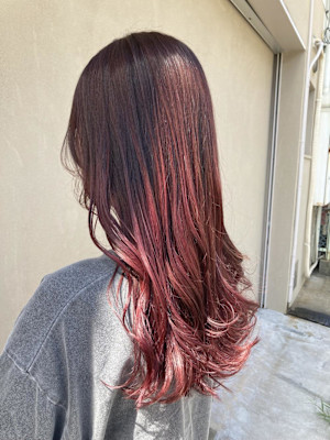 ボルドーグラデーションカラー