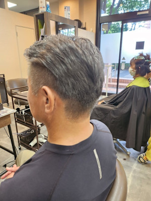 メンズカット/パーマ/グレイカラー/鎌取駅/韓国風/白髪染め