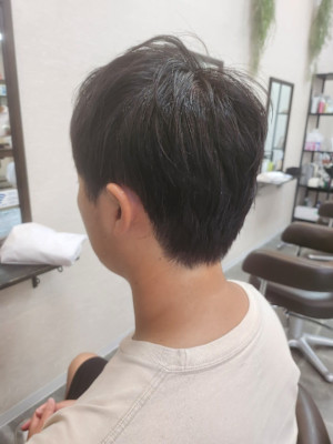 メンズカット/パーマ/グレイカラー/鎌取駅/韓国風/白髪染め