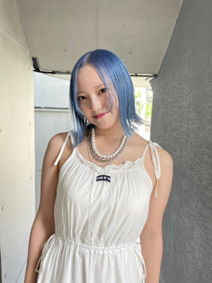 ペールブルー/水色/ハイトーン/ブリーチ