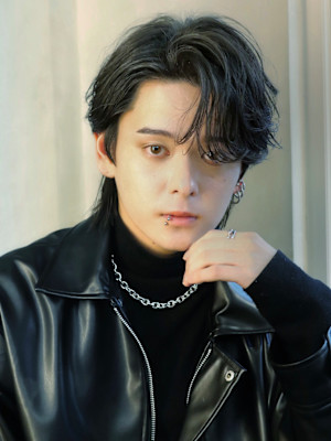 ガイルヘア　ニュアンスパーマ　毛流れパーマ　韓国パーマ