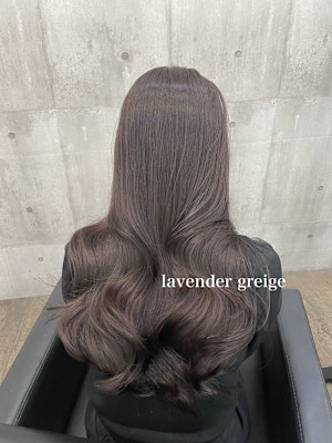 韓国レイヤースタイル×透明感抜群lavender greig
