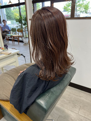 ピンクオレンジ秋カラー