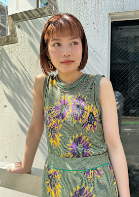 【福岡天神赤坂】20代30代/髪質改善/ミニボブ/暖色カラー