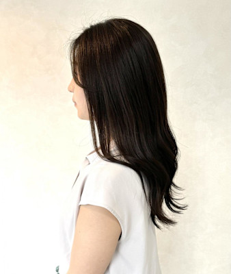 ブリーチ無し・バレイヤージュグラデーションカラーロング