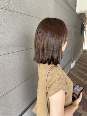 秋カラー　髪質改善　『半個室』