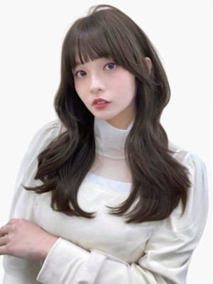 ミディアム韓国風レイヤー