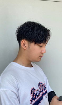 ◎縦落ちツイストパーマ