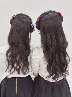 2人で可愛い王道ひつじヘア＊まゆ