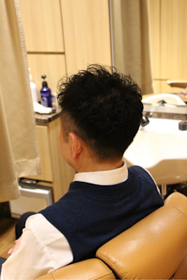 ビジネスツーブロ＋パーマ