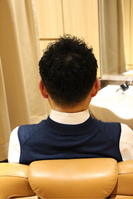 ビジネスツーブロ＋パーマ