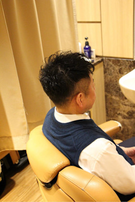 ビジネスツーブロ＋パーマ