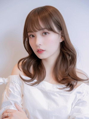 髪質改善で艶髪に/大人ガーリースタイル