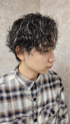 ツイスパ×ホワイトメッシュ