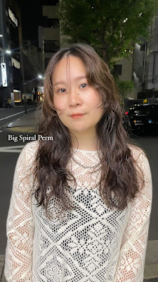 外国人風パーマ/ビッグスパイラルパーマ/緩めパーマ
