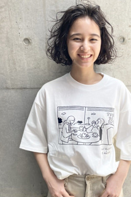 kos/二子玉川3分/ボブ/ ショート/パーマ/クレイカラー