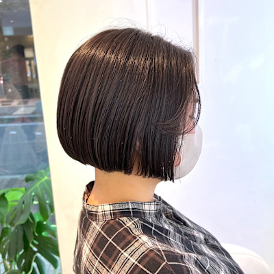 ぱつっとボブヘアー♬