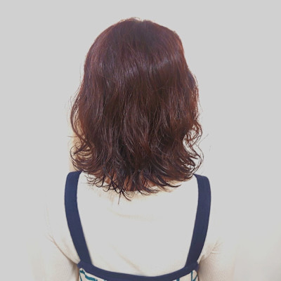 パーマアレンジ　cuento×ミディアム
