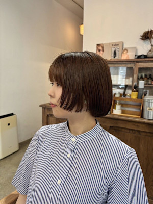 前上がりミニボブ◎