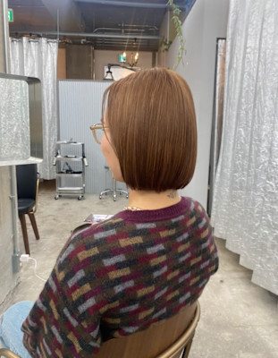 ステップボーンカットボブスタイル