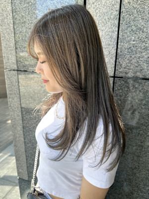 【felice MICH石井 あすか】オリーブベージュ　艶感