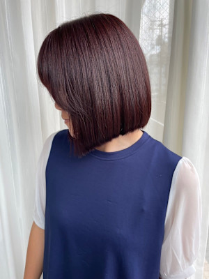 【felice MICHI豊田 希美】レッドブラウン　ボブ