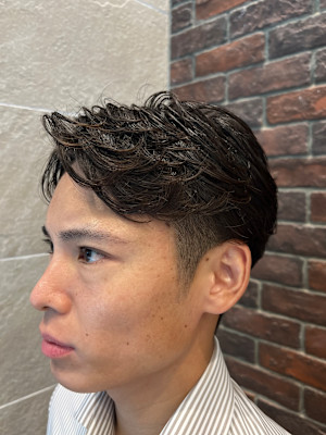 ビジネスマン向け！！流行りのパーマ「ワンカール」スタイル！